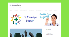 Desktop Screenshot of drcarolynporter.com
